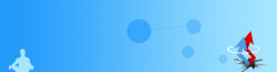几何矢量图标企业科技蓝色大气互联网banner高清图片