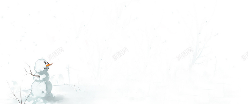 卡通雪人背景jpg设计背景_新图网 https://ixintu.com 冬天 卡通 可爱 白色 雪人 详情页海报 童趣 手绘