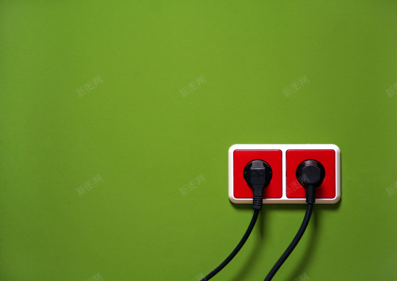 绿色墙壁上的红色插座背景素材jpg设计背景_新图网 https://ixintu.com 墙壁 家居 插座 简约 绿色 PPT