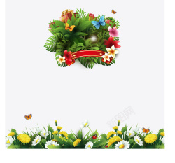 花草季五一劳动节出游季广告背景高清图片