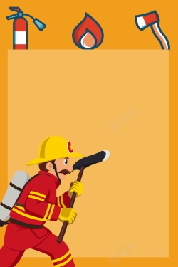 制造火灾的卡通人物卡通关注消防安全预防火灾广告高清图片
