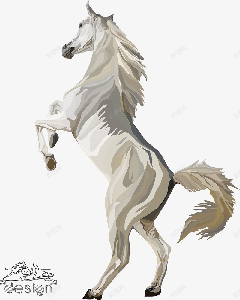 horse vector art horse vector ILLUSTRATION 前景png免抠素材_新图网 https://ixintu.com 前景