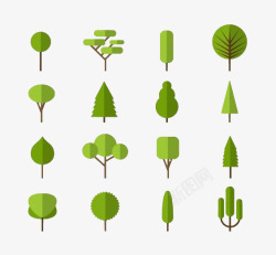 树植物参考素材