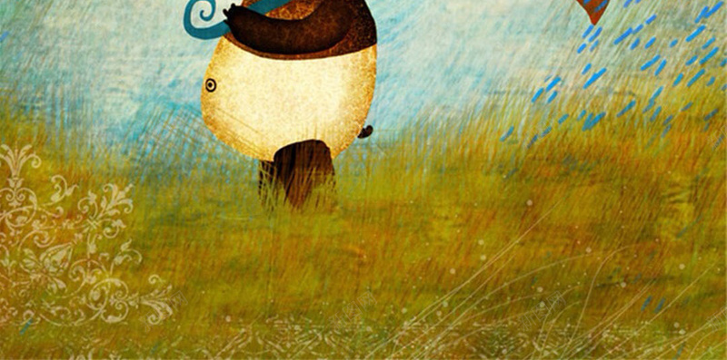 打雨伞的熊猫H5素材背景jpg设计背景_新图网 https://ixintu.com 国宝 熊猫 雨伞 雨滴 红色的伞 H5素材