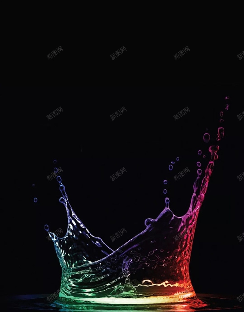 创意彩色水滴H5背景jpg设计背景_新图网 https://ixintu.com 其他 创意 彩色 科技 水 H5背景 H5 h5 科技感 科技风 高科技 科幻 商务