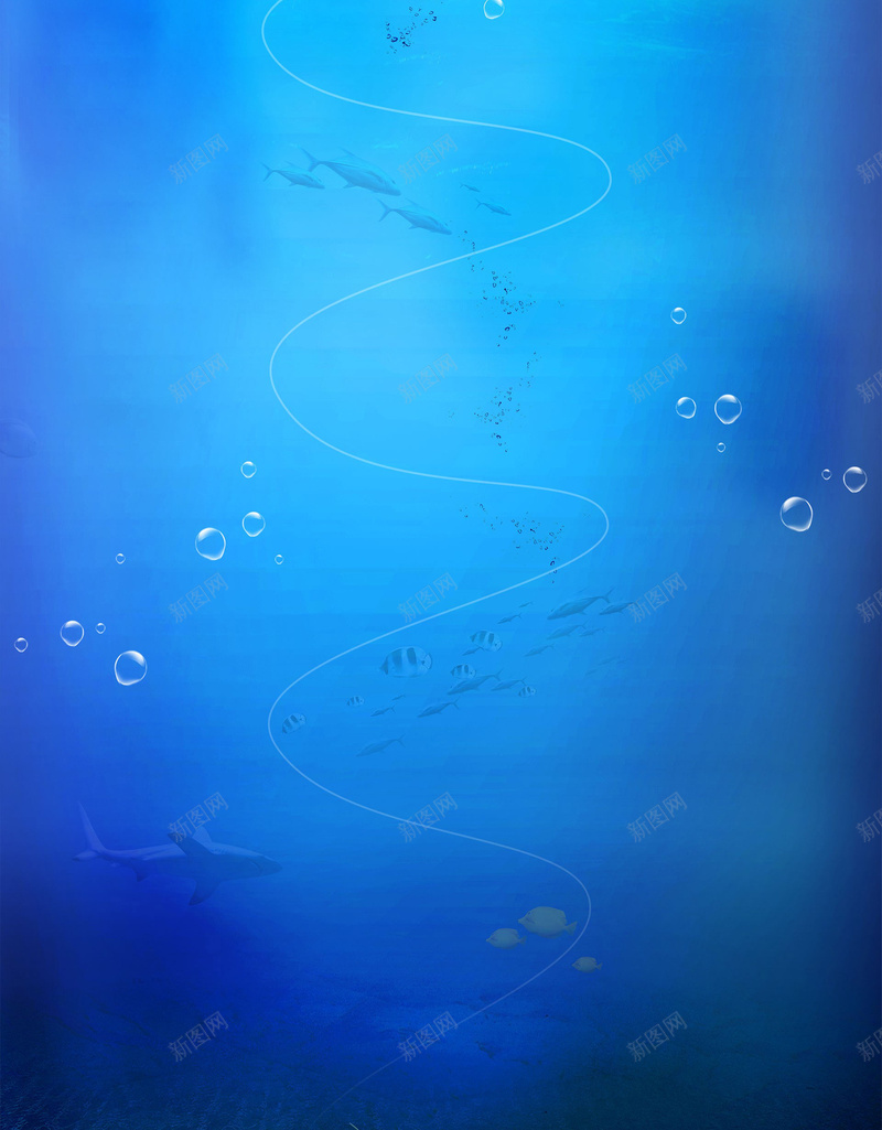 海底世界梦幻背景图jpg设计背景_新图网 https://ixintu.com 海底世界 梦幻背景图 海洋 展板 海报 蓝色 科技 科幻 商务