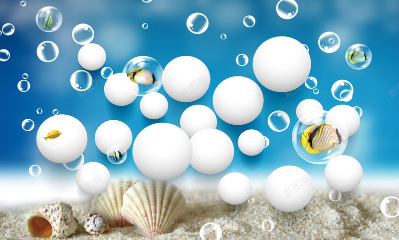 海底世界背景素材jpg设计背景_新图网 https://ixintu.com 电视墙 中式 墙画 壁纸 室内 豪华 玄关 壁挂 装修墙纸 海底 世界 蓝色