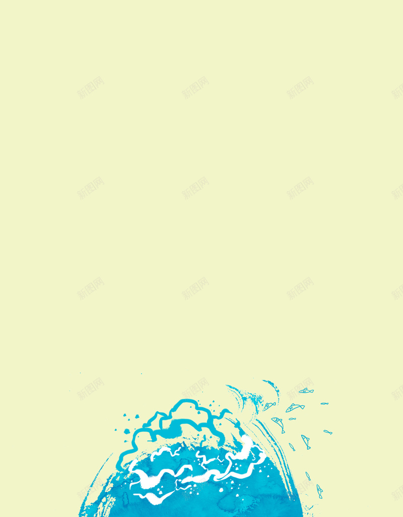 蓝色卡通地球H5背景素材jpg设计背景_新图网 https://ixintu.com 卡通 地球 小鱼 开心 蓝色 H5 快乐 童趣 手绘