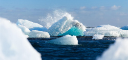 冰岛海报冰岛冰川纯水背景高清图片