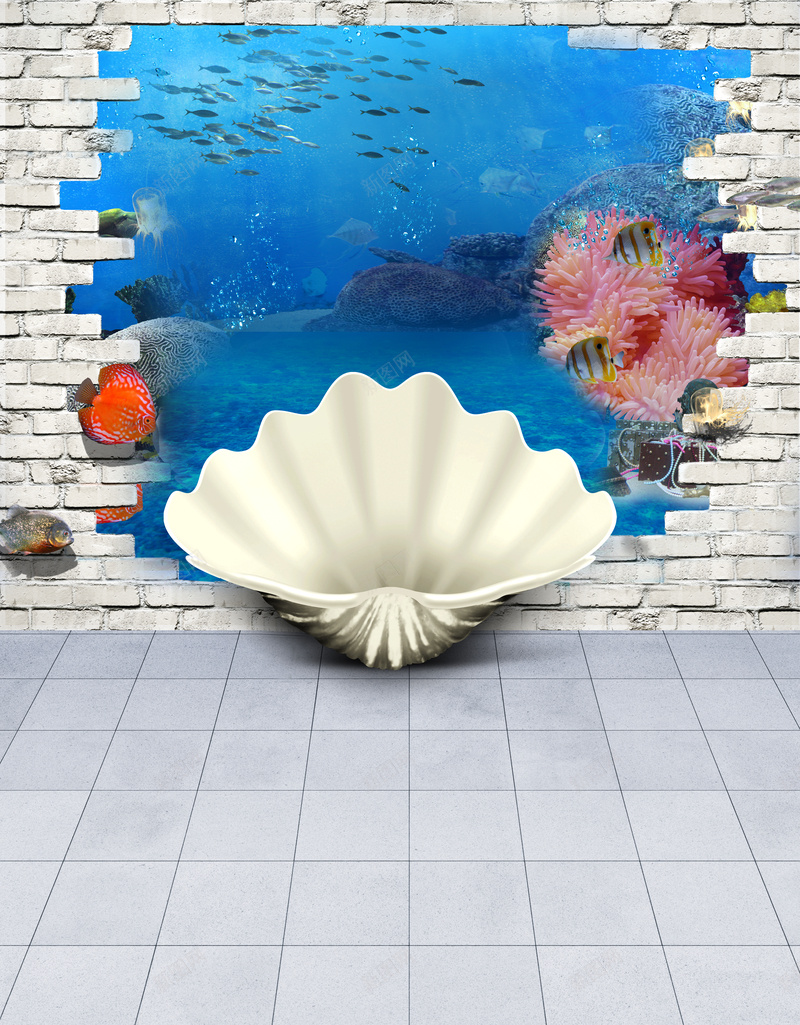 儿童梦幻3D摄影背景jpg设计背景_新图网 https://ixintu.com 儿童 梦幻 摄影 海底世界 卡通 3D 童趣 手绘