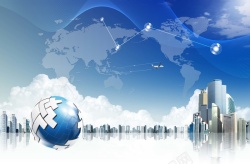 科技城商务科技城市互联网平面广告高清图片