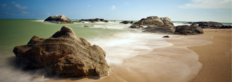 岩石海景唯美背景bannerjpg设计背景_新图网 https://ixintu.com 岩石 海景 唯美 背景 banner 海浪 海报banner 其他