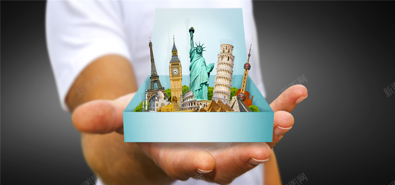 创意旅游海报背景jpg设计背景_新图网 https://ixintu.com 旅游banner 创意旅游背景 世界著名建筑 旅游景点 美丽风景 美丽景色 海报banner 摄影 风景