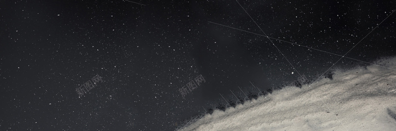 黑色星空星星海报背景素材背景