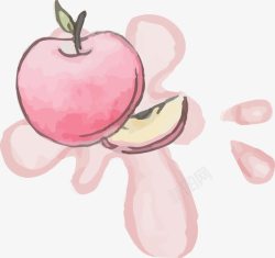粉色可爱苹果素材