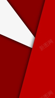 几何红色三角白色H5背景素材背景