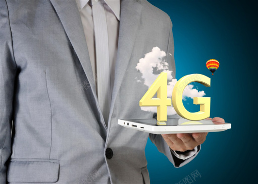 4G网络科技图片背景