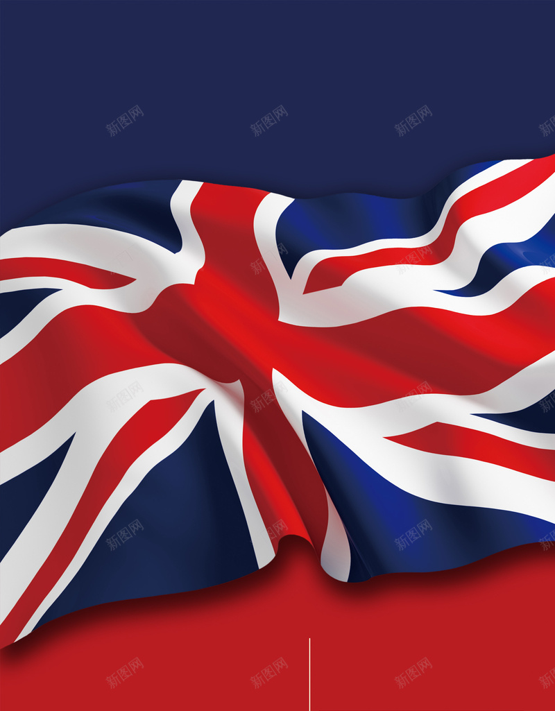 英国国旗背景psd设计背景_新图网 https://ixintu.com 英国国旗背景 国旗 国家 商务 蓝色 红色背景 科技 科幻