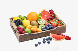 果蔬水果葡萄蓝莓柠檬素材