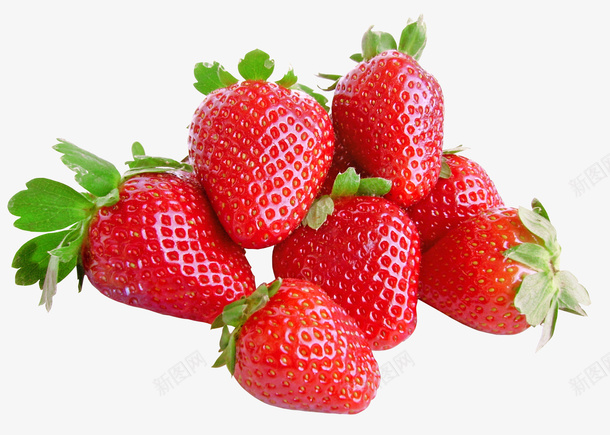 草莓水果图片pngpng免抠素材_新图网 https://ixintu.com 草莓 一堆草莓 美食 水果