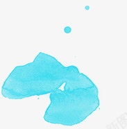 蓝色水彩png免抠素材_新图网 https://ixintu.com 水彩效果 蓝色 水墨痕迹 水痕
