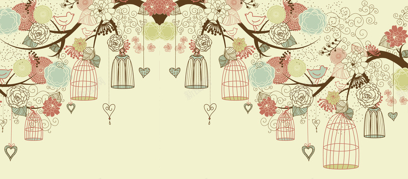 化妆品护肤品面膜包装设计花纹背景bannerpsd设计背景_新图网 https://ixintu.com 化妆品 护肤品 面膜 包装 设计 花纹 背景 banner 海报banner 卡通 童趣 手绘