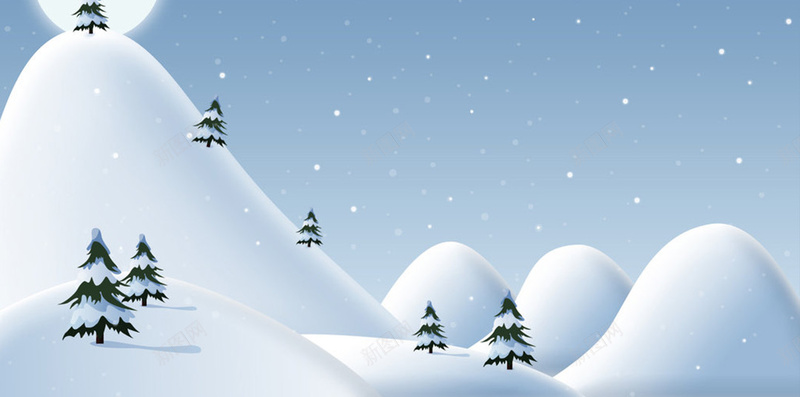 圣诞雪山H5背景jpg设计背景_新图网 https://ixintu.com 圣诞树 卡通 圣诞 背景 雪山 童趣 手绘