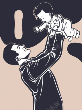 父亲节的海报设计背景