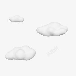 C4D云层三维渲染云素材