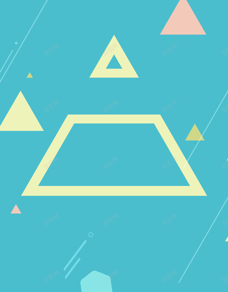 蓝色创意几何春季促销海报背景psd设计背景_新图网 https://ixintu.com 春季促销 海报背景 几何 创意 蓝色 简约 清新 几何背景