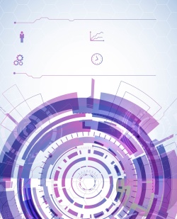 紫色齿轮创意齿轮海报背景高清图片