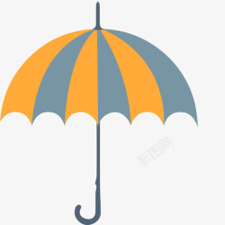 矢量装饰雨伞图标元素素材