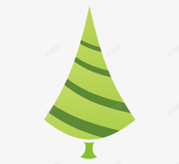 绿色线条小树png免抠素材_新图网 https://ixintu.com 卡通植物 卡通树 卡通绿色图标 绿色图案 线条