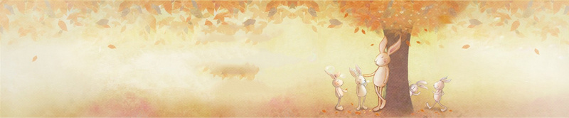大树枫叶兔子一家黄色系卡通背景jpg设计背景_新图网 https://ixintu.com 海报banner 黄色系 卡通 大树 枫叶 兔子一家 童趣 手绘