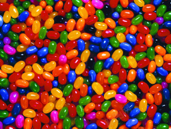 糖果颗粒彩色糖果背景高清图片