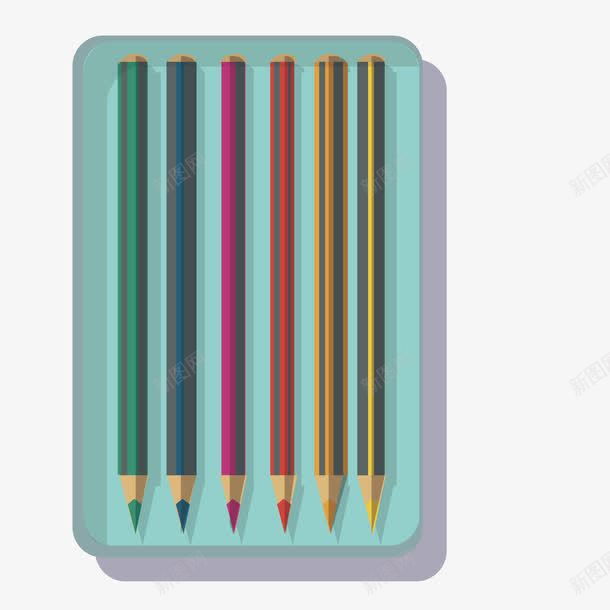 一盒彩笔png免抠素材_新图网 https://ixintu.com 铅笔 彩色铅笔 彩笔 绘画 画画 儿童 学习用品