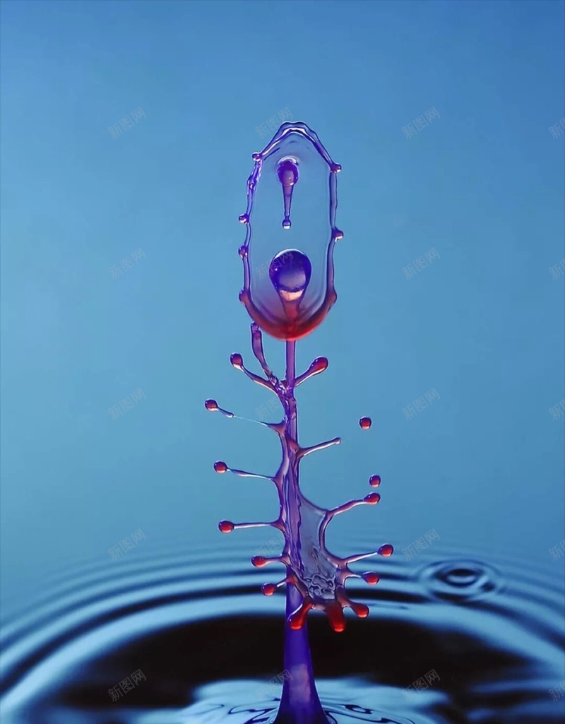 水滴水纹H5背景jpg设计背景_新图网 https://ixintu.com 创意 大气 彩色 水滴 水纹 H5 h5