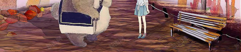 卡通小清新女孩与兔子背景jpg设计背景_新图网 https://ixintu.com 兔子 卡通 女孩 白色 童趣 手绘