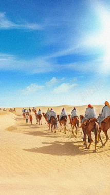 骆驼沙漠背景背景