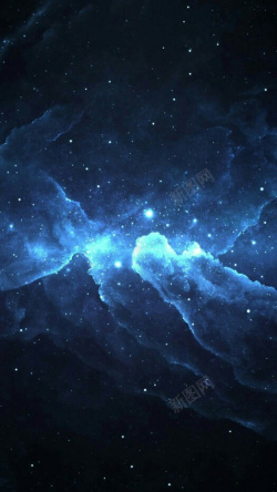 闪烁夜空星空闪烁科技感商务H5背景素材高清图片