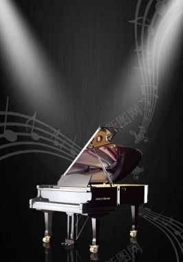 音乐梦想钢琴培训PSD素材背景