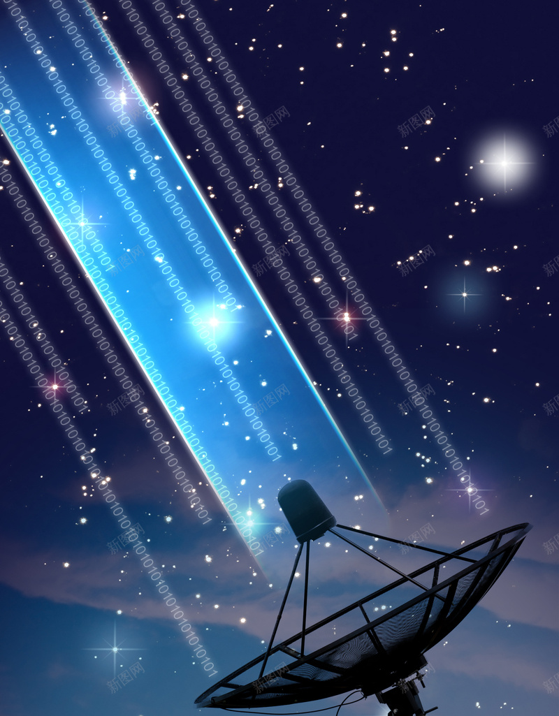 雷达海报背景图jpg设计背景_新图网 https://ixintu.com 宇宙 星光 科学 蓝色 雷达 科技 科幻 商务