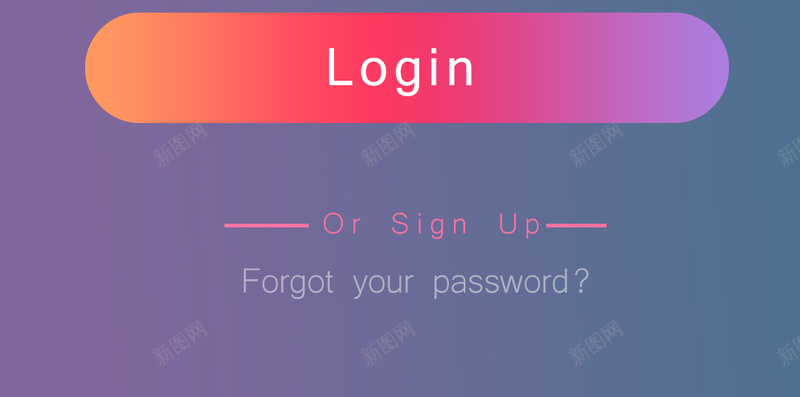 渐变扁平APP登录页设计源文件免费下载psd设计背景_新图网 https://ixintu.com 设计 扁平 渐变 app登录 app设计 app APP 源文件 登录 几何