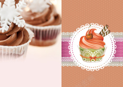 蛋糕画册甜品冷饮蛋糕画册封面背景素材高清图片