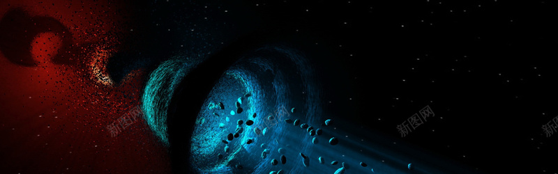 蓝色宇宙黑洞jpg设计背景_新图网 https://ixintu.com 天空 太空 宇宙 星空 蓝色 科幻 海报banner 星云 星海 星际 科技 商务