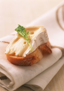 精致ppt素材面包奶酪美食背景素材高清图片