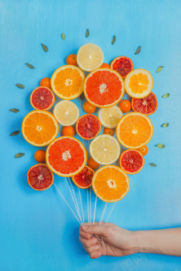 水果橙子背景素材背景