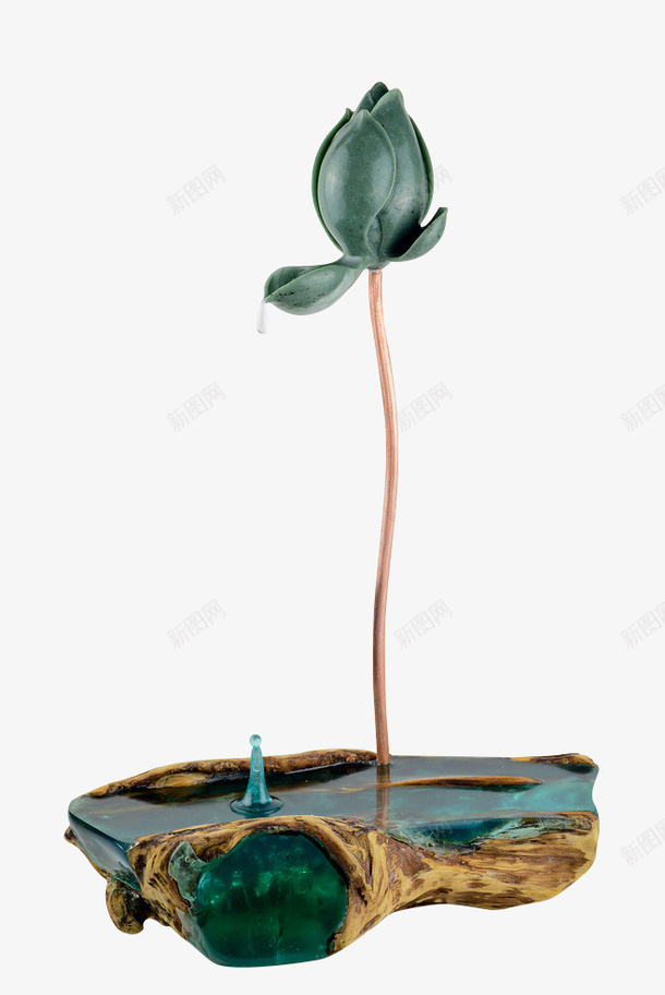 莲花盆景素材png免抠素材_新图网 https://ixintu.com 盆景 莲花 荷花 琉璃