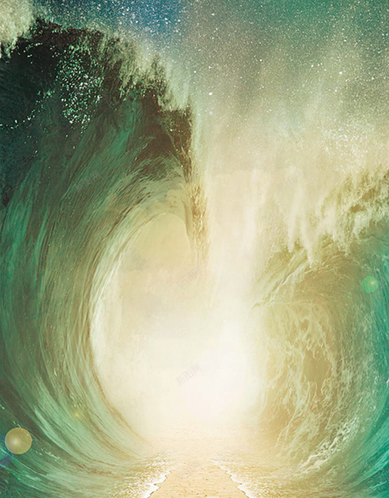 冒险海浪印刷背景psd设计背景_新图网 https://ixintu.com 人物 海洋 绿色 水滴 大气 冒险海浪印刷背景