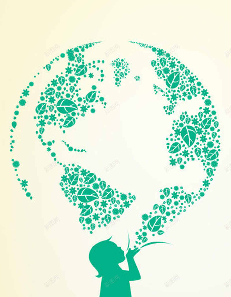 绿色人物地球日手机端H5背景素材jpg设计背景_新图网 https://ixintu.com 绿色 人物 地球日 地球 环保 公益广告 创意 绿色环保 手机端 H5背景 素材